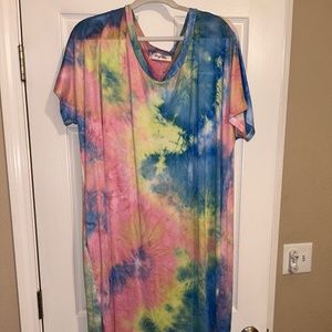 Tye Dye Dress w/ pockets